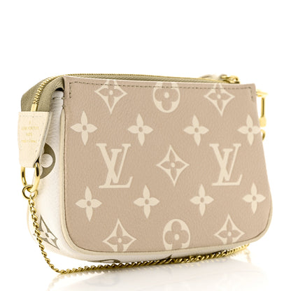 Louis Vuitton Empreinte Spring in the City Mini Pochette Accessories Kaki Beige Cream 3 of 6