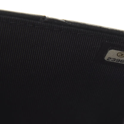 Chanel Lambskin Quilted Wallet On Chain WOC Black 10 of 12