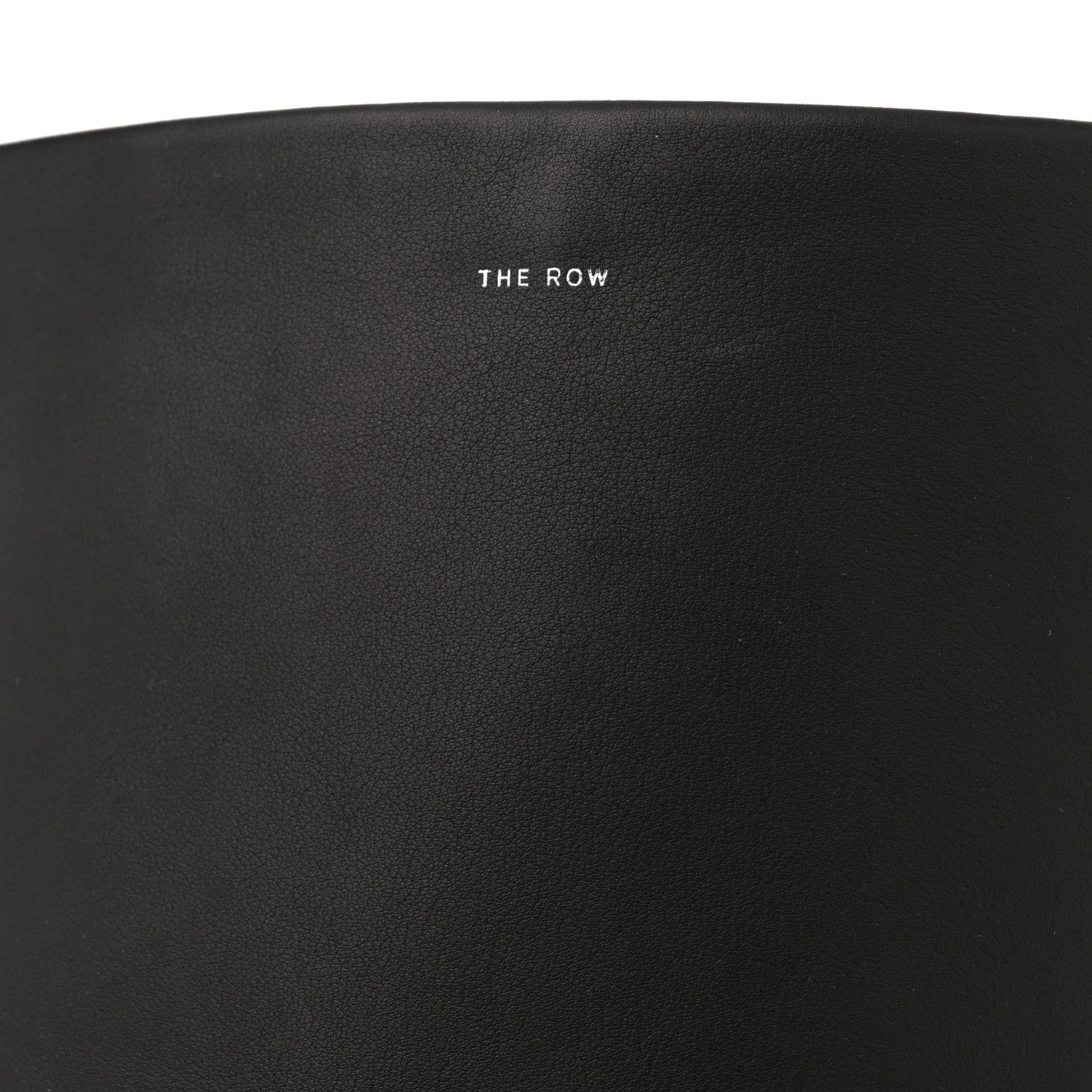 The Row Polished Saddle Calfskin Large N/S Park Tote Black 8 of 12