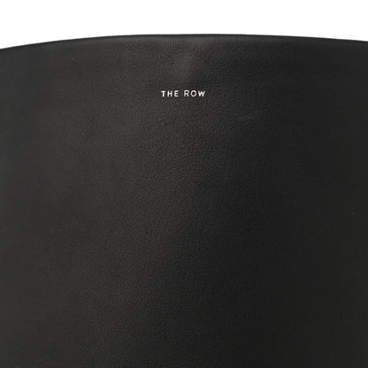 The Row Polished Saddle Calfskin Large N/S Park Tote Black 8 of 12