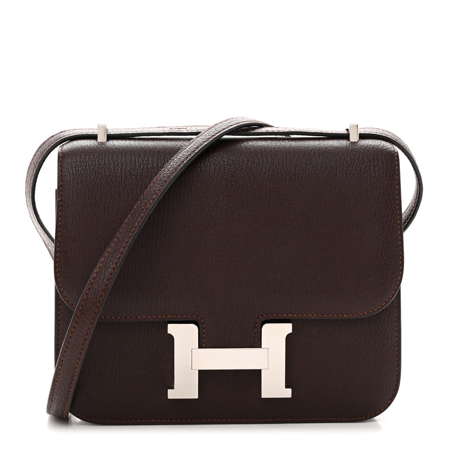 Hermes Chevre Chamkila Verso Constance 18 Havane Gold 1 of 12