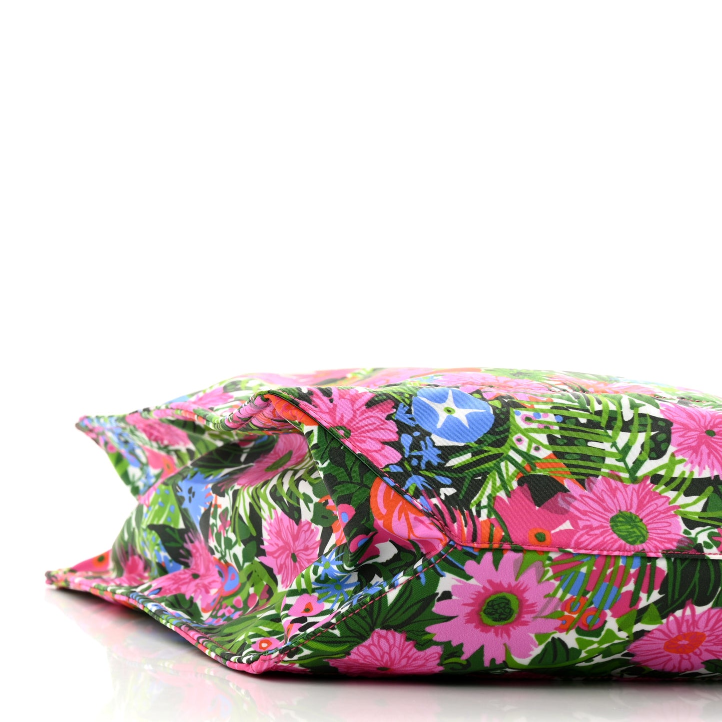 Tessuto Nylon Floral Print Tote Pink