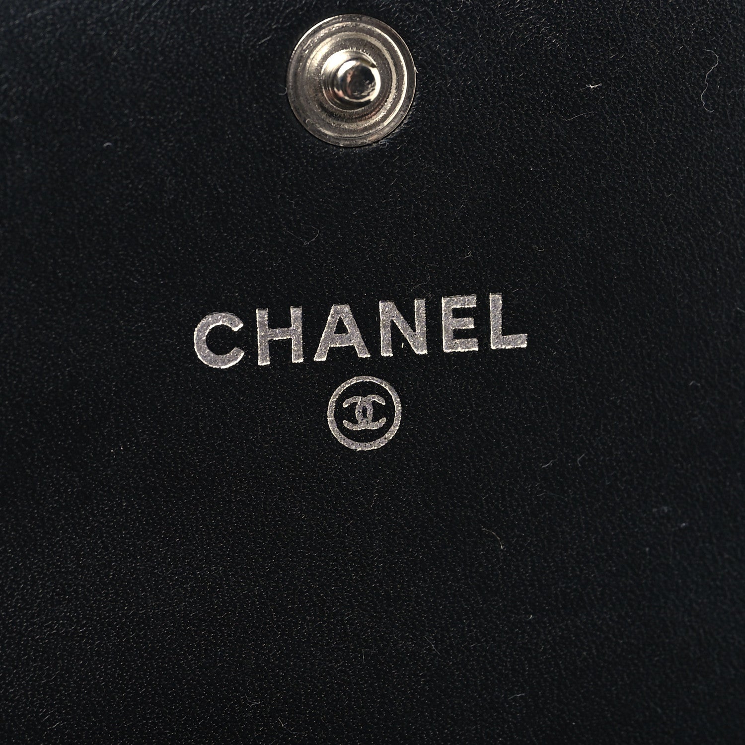 Chanel Calfskin Quilted Cambon Business Card Holder Black 6 of 9