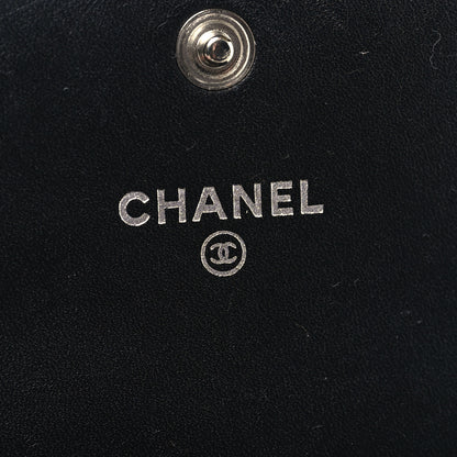 Chanel Calfskin Quilted Cambon Business Card Holder Black 6 of 9