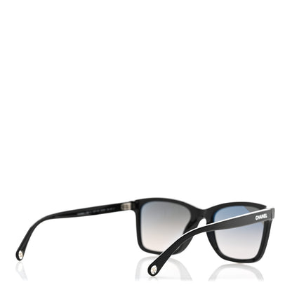 Chanel Acetate CC Rectangle Sunglasses 5551-U Black 4 of 9