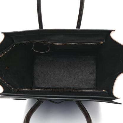 Celine Elephant Calfskin Mini Tri-Color Luggage Indigo 5 of 13