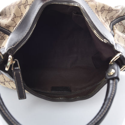Gucci Monogram Small D Gold Hobo Brown 5 of 20
