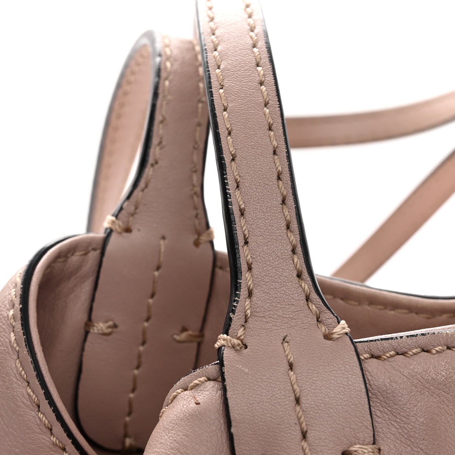 Valentino Garavani Grained Calfskin Va Va Voom Tote Sabbia 10 of 13