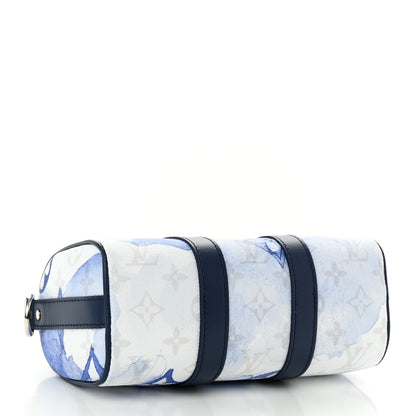 Louis Vuitton Monogram Watercolor Keepall XS Blue 4 of 10