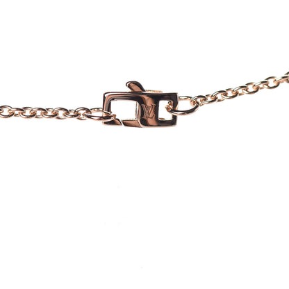 Louis Vuitton 18K Pink Gold Mother Of Pearl Blossom Sun Pendant Necklace 6 of 8