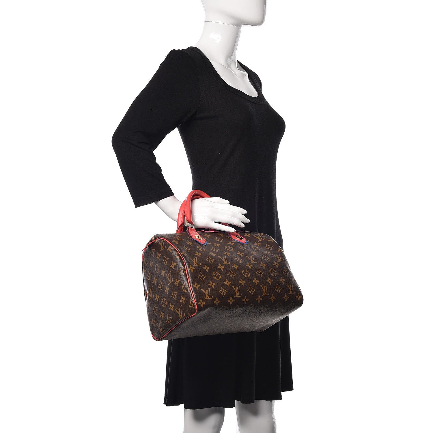 Louis Vuitton Monogram Totem Speedy 30 Flamingo 2 of 11