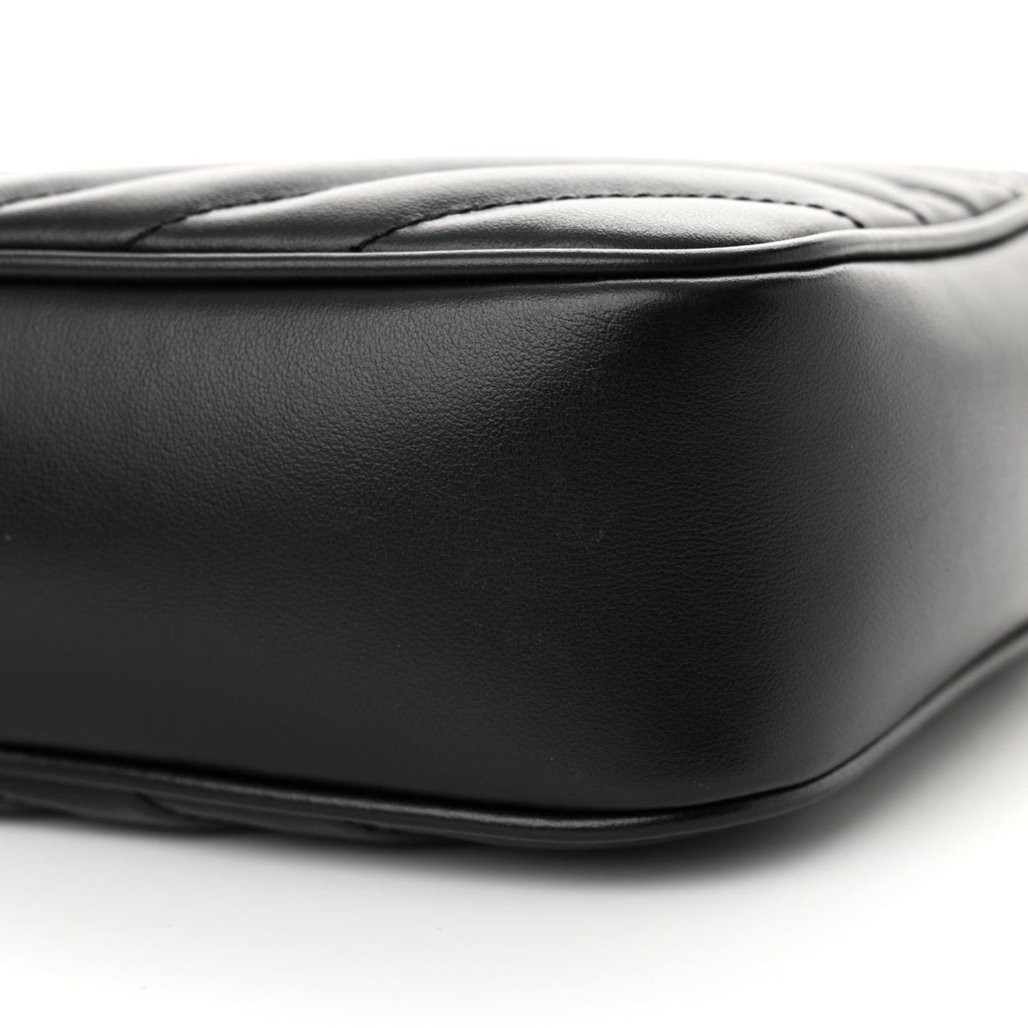 Calfskin Matelasse Monogram Lou Camera Bag Black