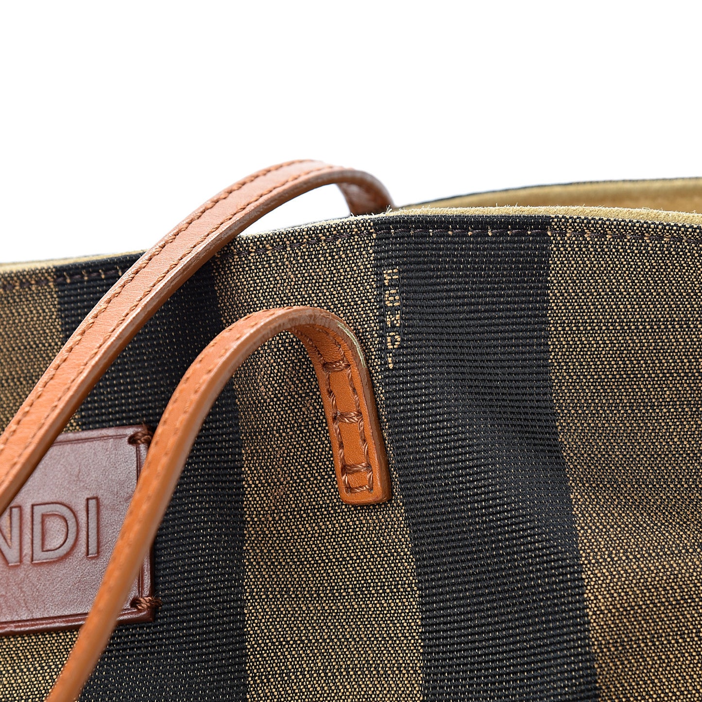 Pequin Cuoio Vegetale Medium Roll Tote Tobacco Cuoio Miele