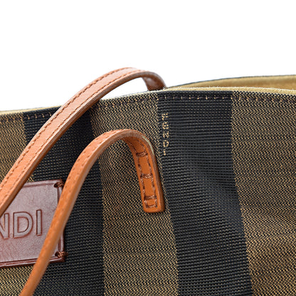 Fendi Pequin Cuoio Vegetale Medium Roll Tote Tobacco Cuoio Miele 18 of 21