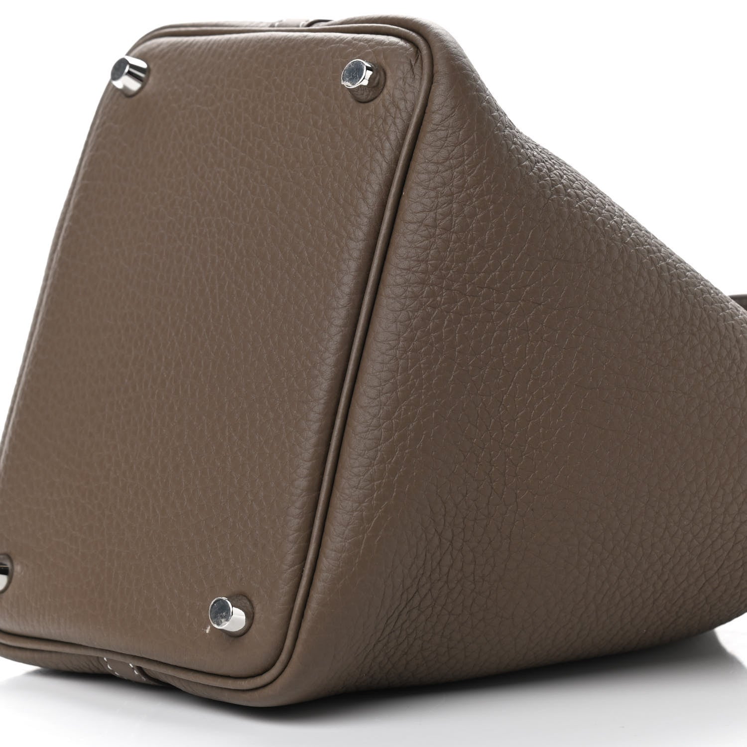 Hermes Taurillon Clemence Picotin Lock 18 PM Etoupe 9 of 9