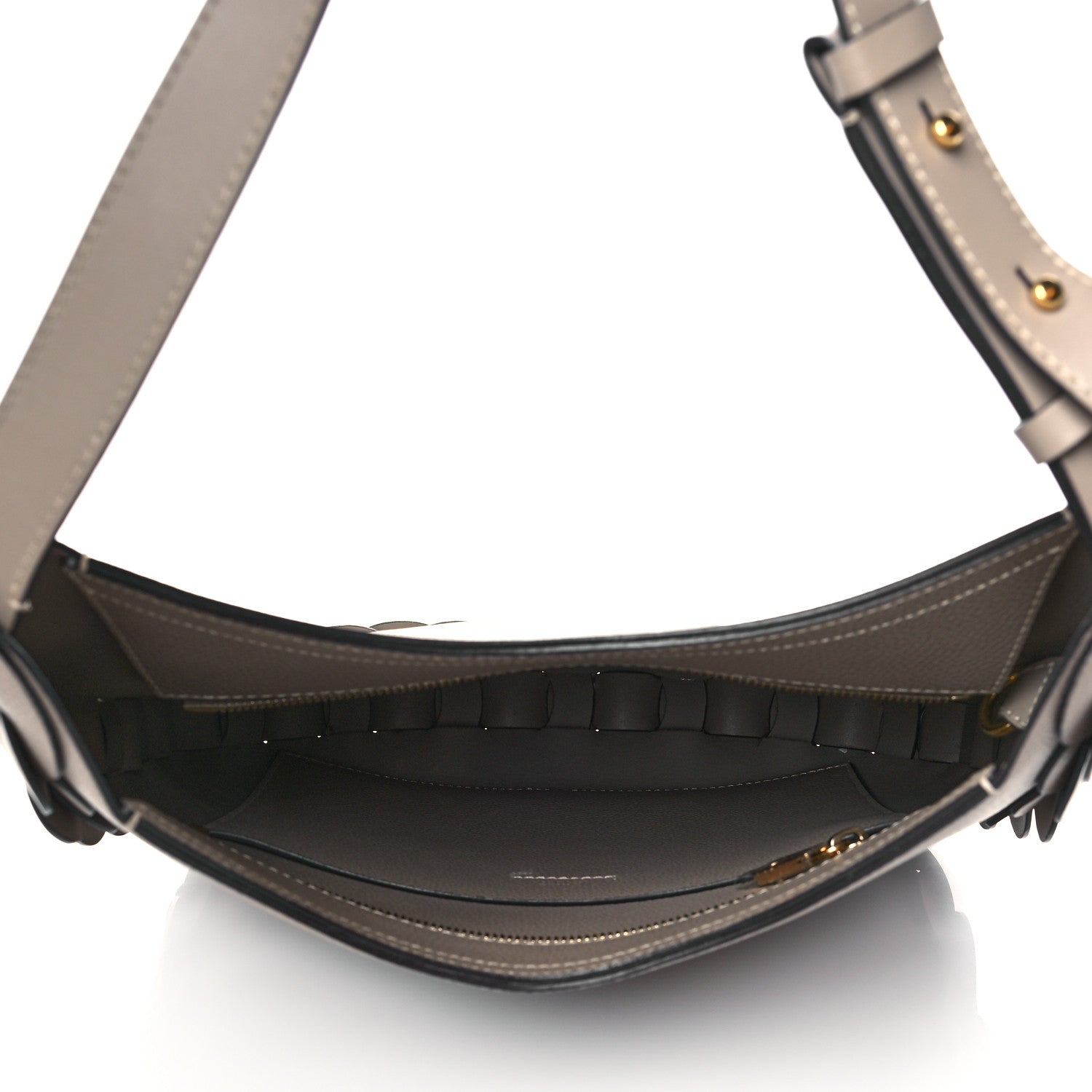 Chloe Small Grain Smooth Calfskin Medium Darryl Hobo Motty Grey 5 of 10