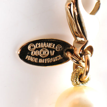 Chanel Classic CC Graduated Pearl Necklace Gold 5 of 7