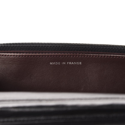 Chanel Lambskin Quilted Wallet On Chain WOC Black 9 of 11
