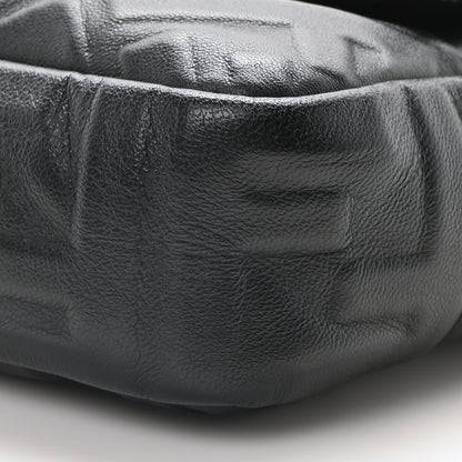 Fendi Nappa FF 1974 Embossed Baguette Black 10 of 10