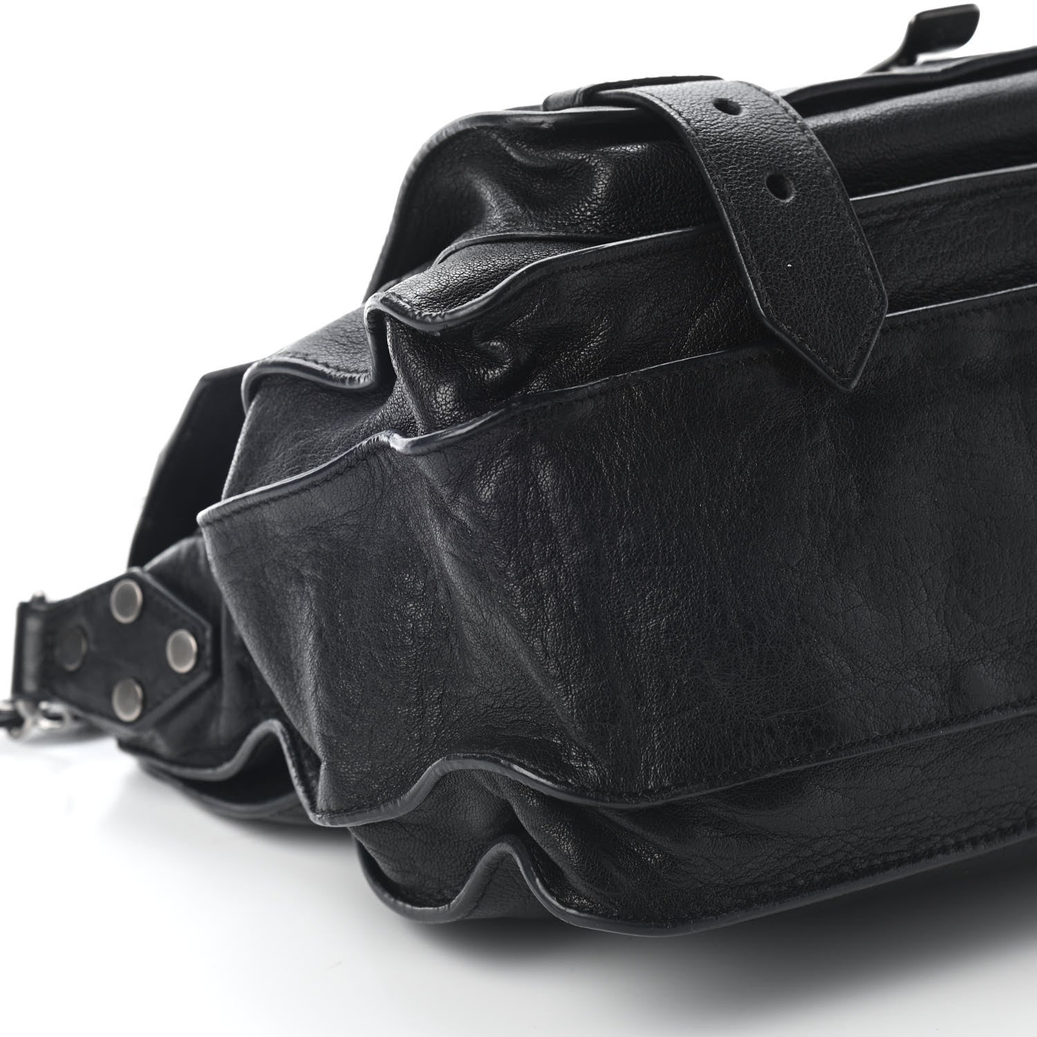 Proenza Schouler Lambskin Medium PS1 Satchel Black 7 of 8