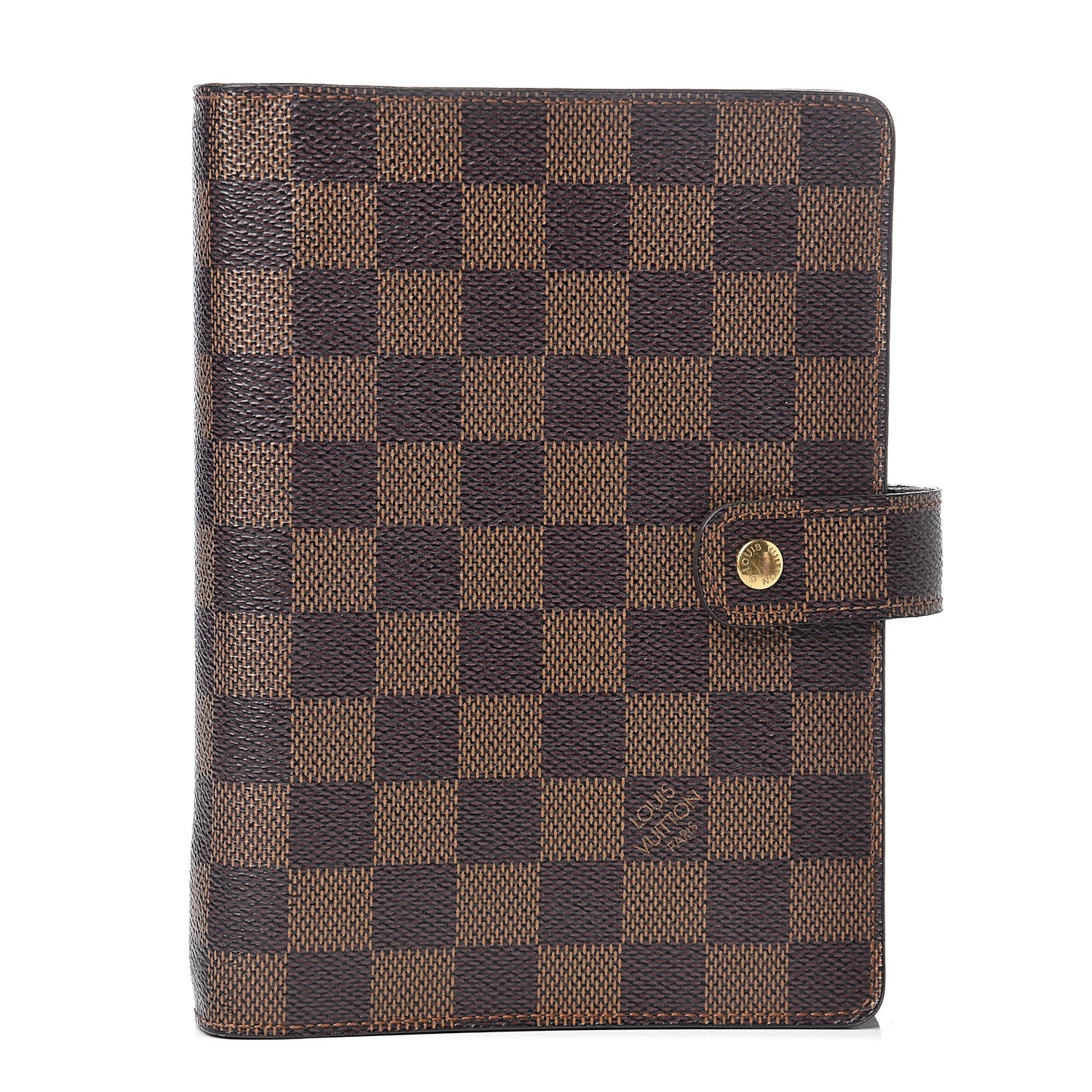 Damier Ebene Medium Ring Agenda Cover