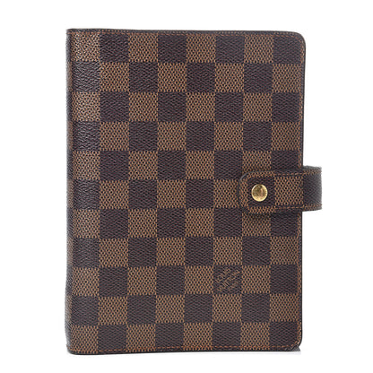 Louis Vuitton Damier Ebene Medium Ring Agenda Cover 1 of 6