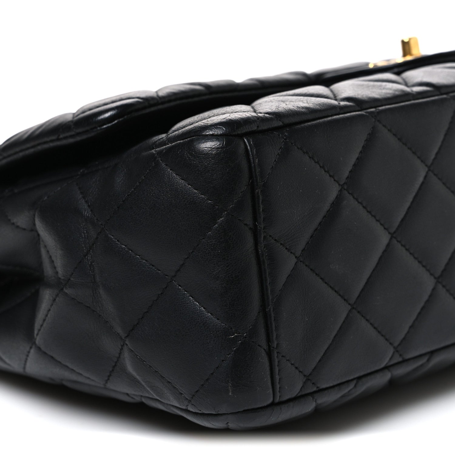 Chanel Lambskin Quilted Maxi Single Flap Black 9 of 11