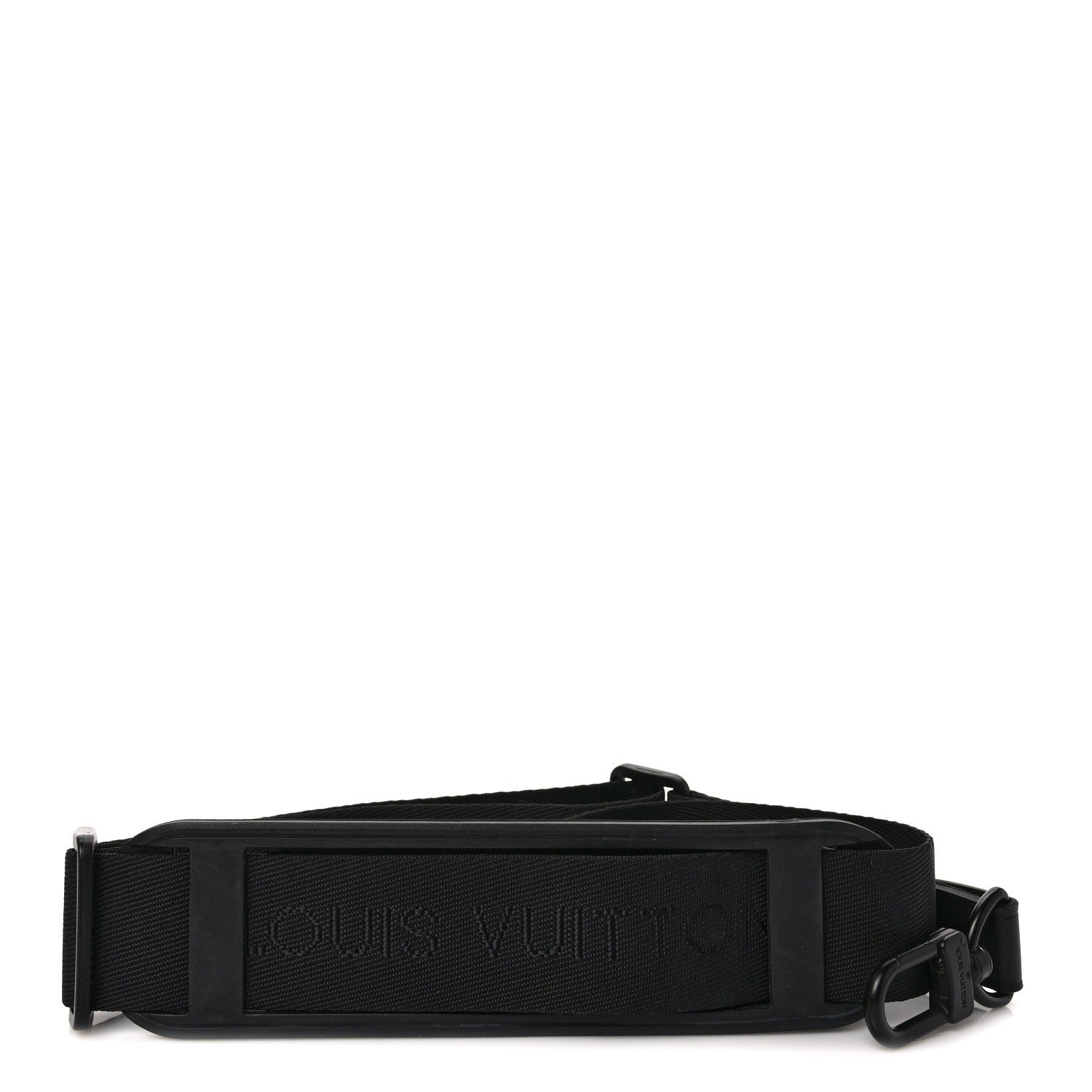 Louis Vuitton Jacquard Canvas Keepall Bandouliere Adjustable Shoulder Strap Black 1 of 4