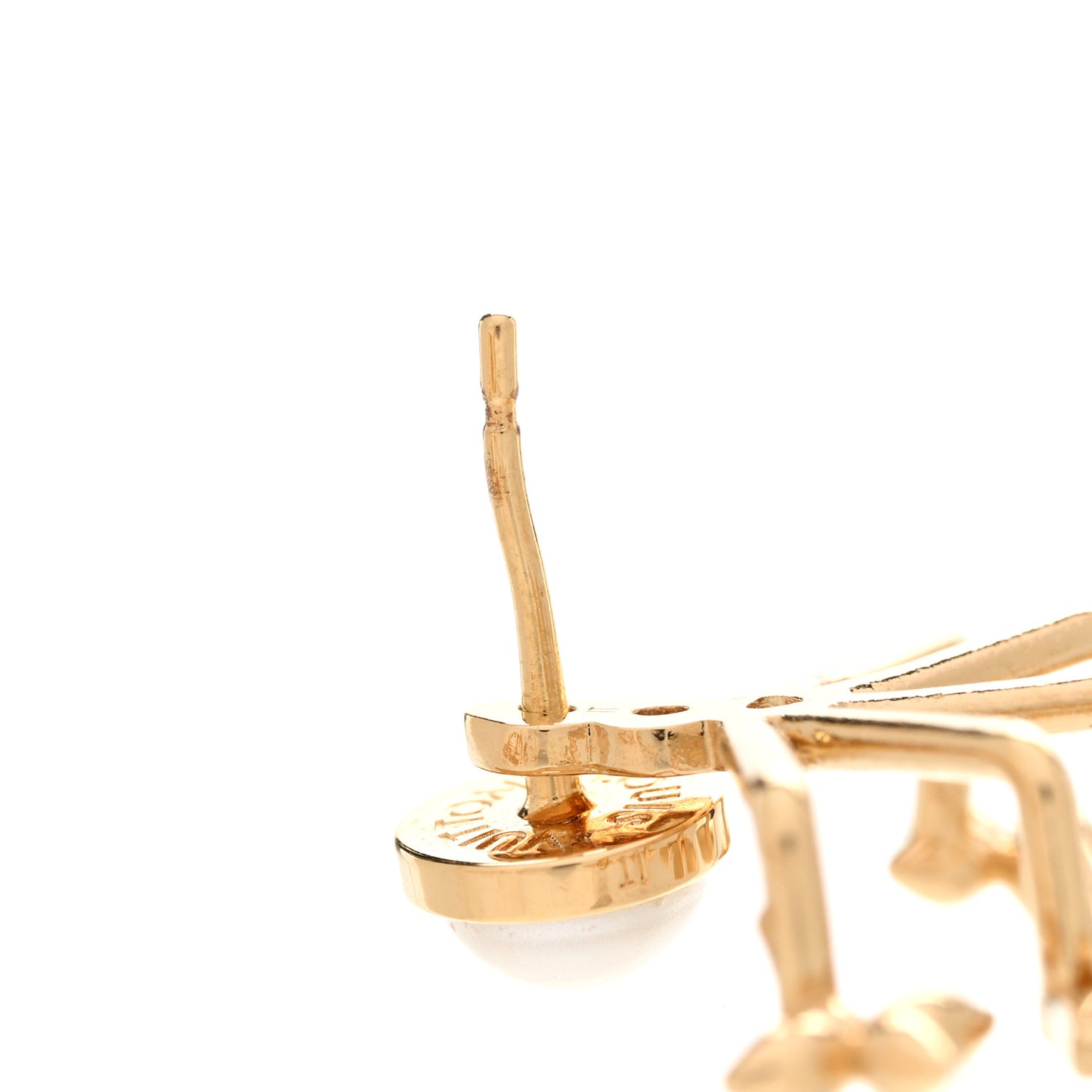 Metal Cruiser Earrings Gold