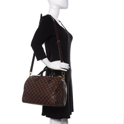 Louis Vuitton Damier Ebene Speedy Bandouliere 30 2 of 10
