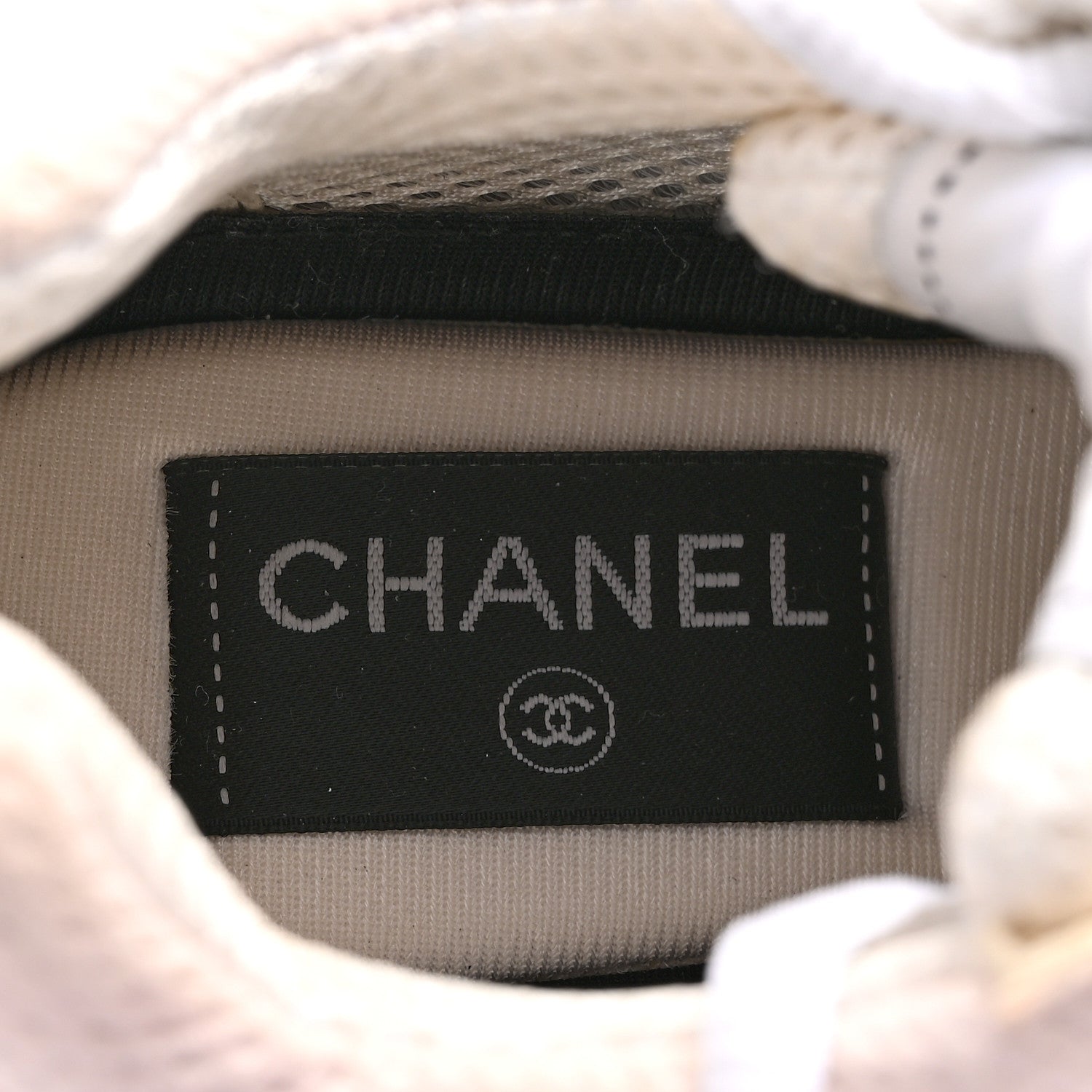 Chanel Fabric CC Womens Sneakers 36.5 Light Pink 7 of 10