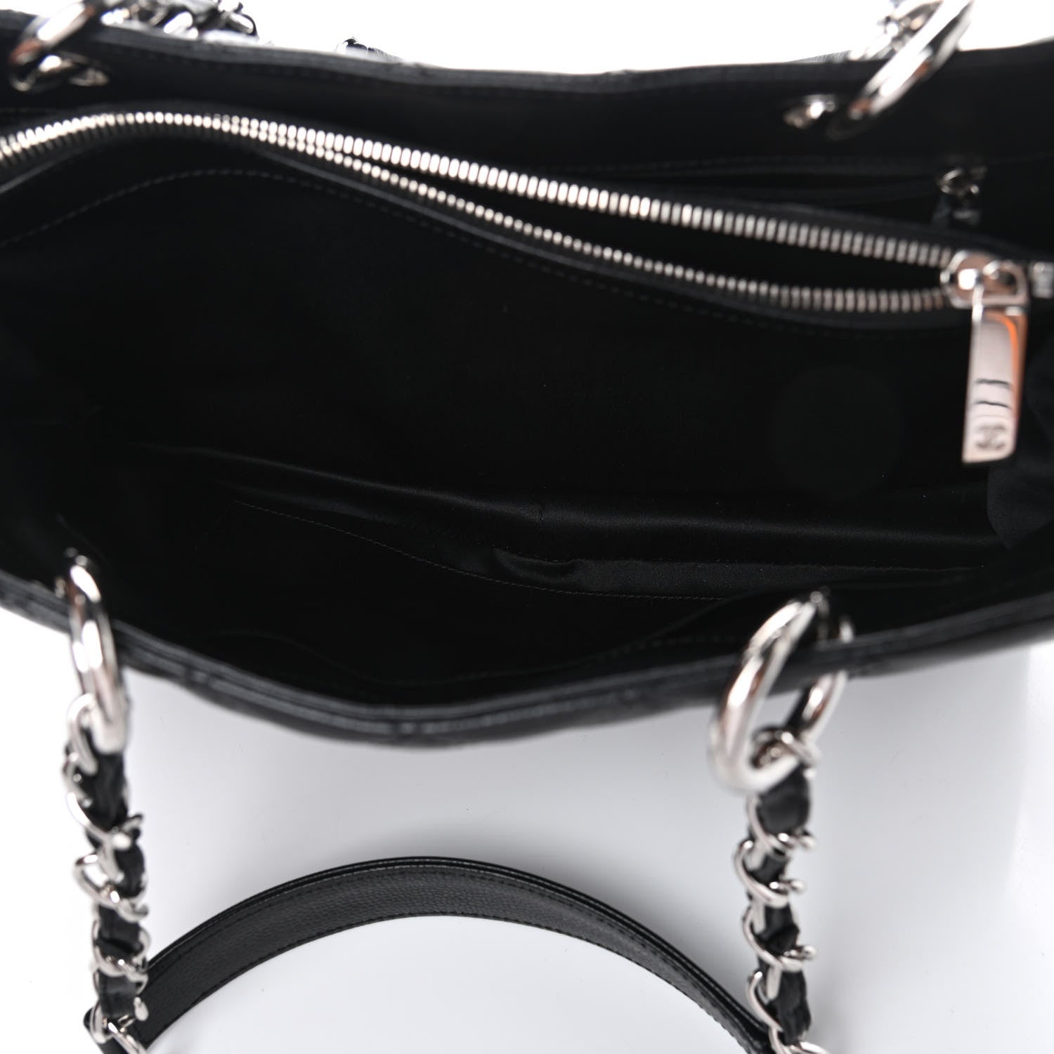 Chanel Caviar Quilted Grand Shopping Tote GST Black 6 of 11
