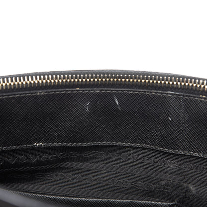 Prada Saffiano Medium Galleria Double Zip Tote Black 9 of 17