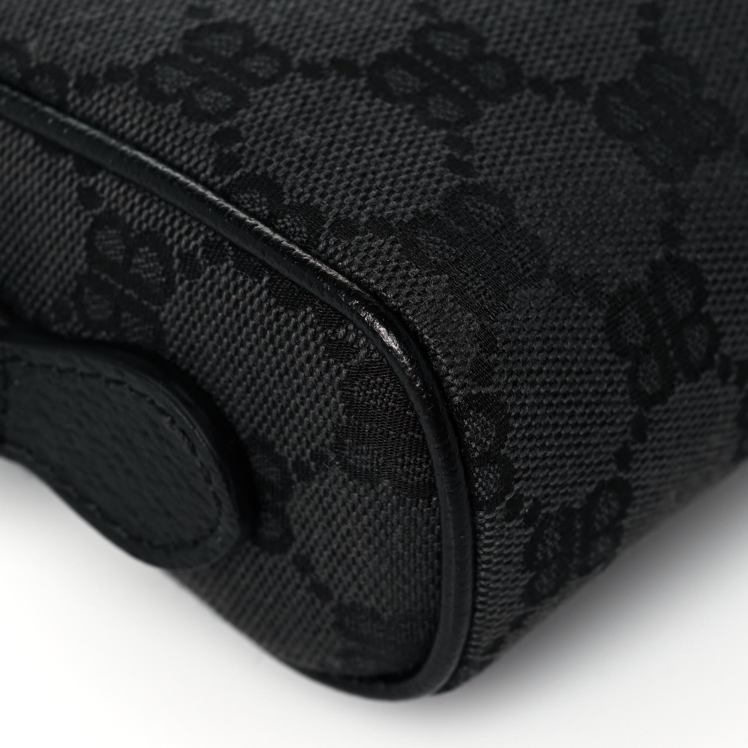 Gucci X BALENCIAGA BB Monogram Web Mini Ophidia Shoulder Bag Black 11 of 13