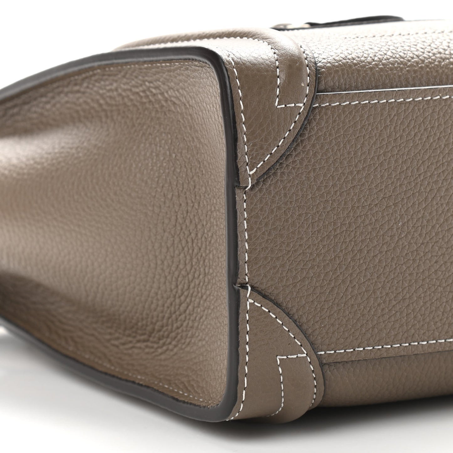 Drummed Calfskin Nano Luggage Souris