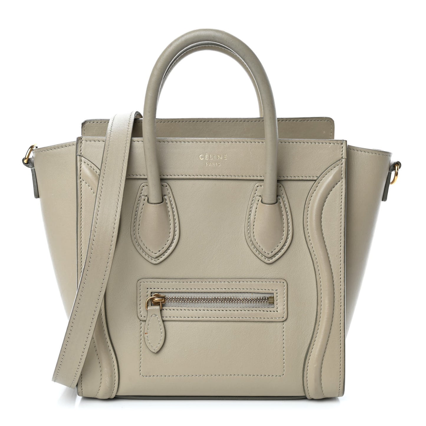 Smooth Calfskin Nano Luggage Mastic