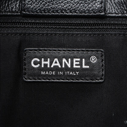 Chanel Calfskin Cerf Executive Shopper Tote Black 7 of 7