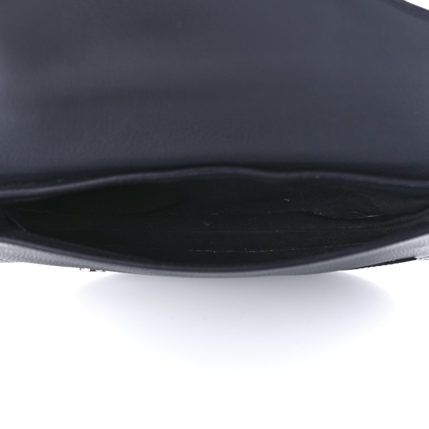 Christian Dior Grained Calfskin Saddle Messenger Bag Navy Blue 4 of 9