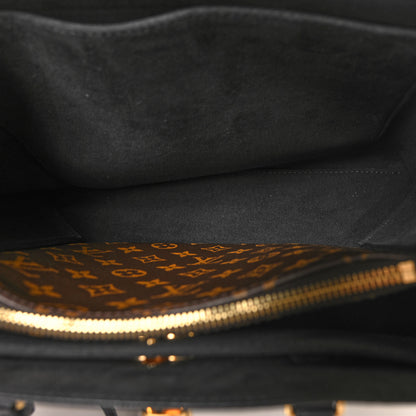 Louis Vuitton Monogram Flower Tote Black 5 of 10