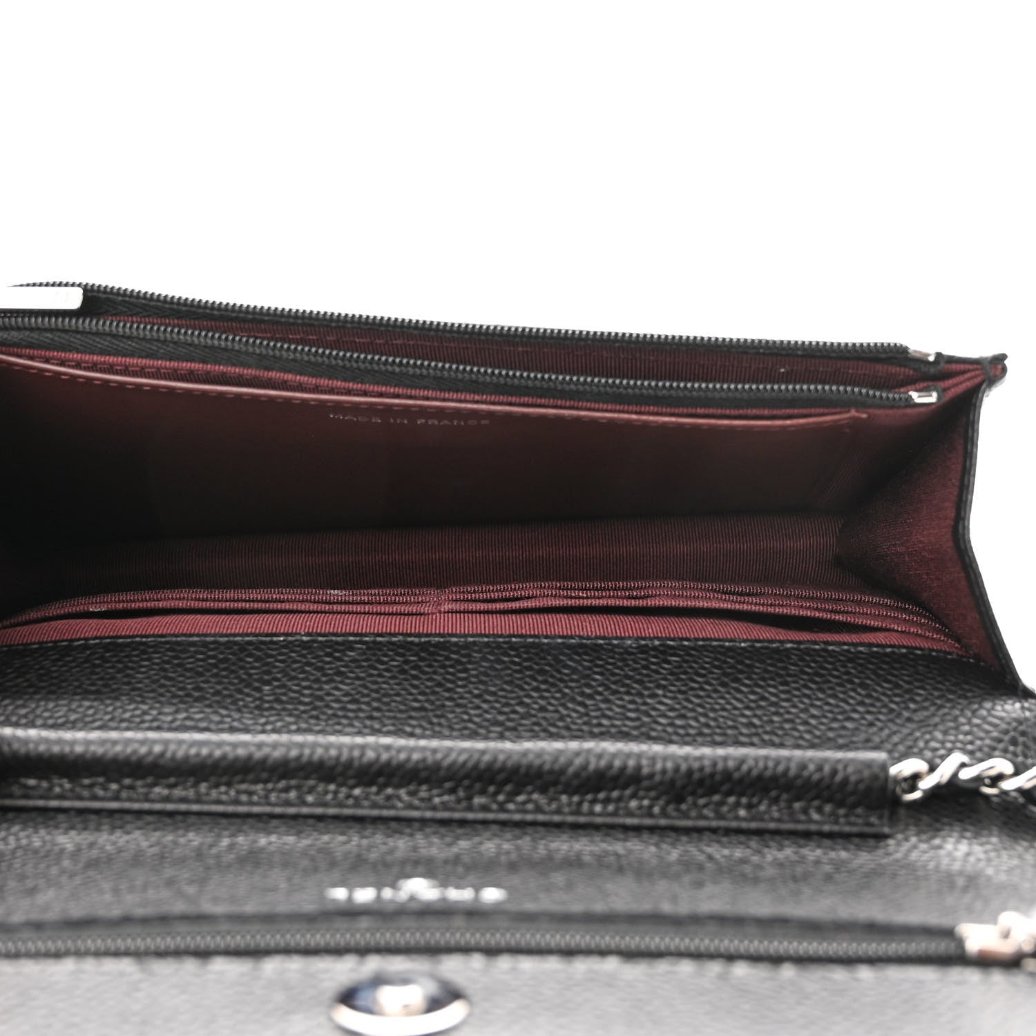 Chanel Caviar Quilted Wallet on Chain WOC Black 5 of 12