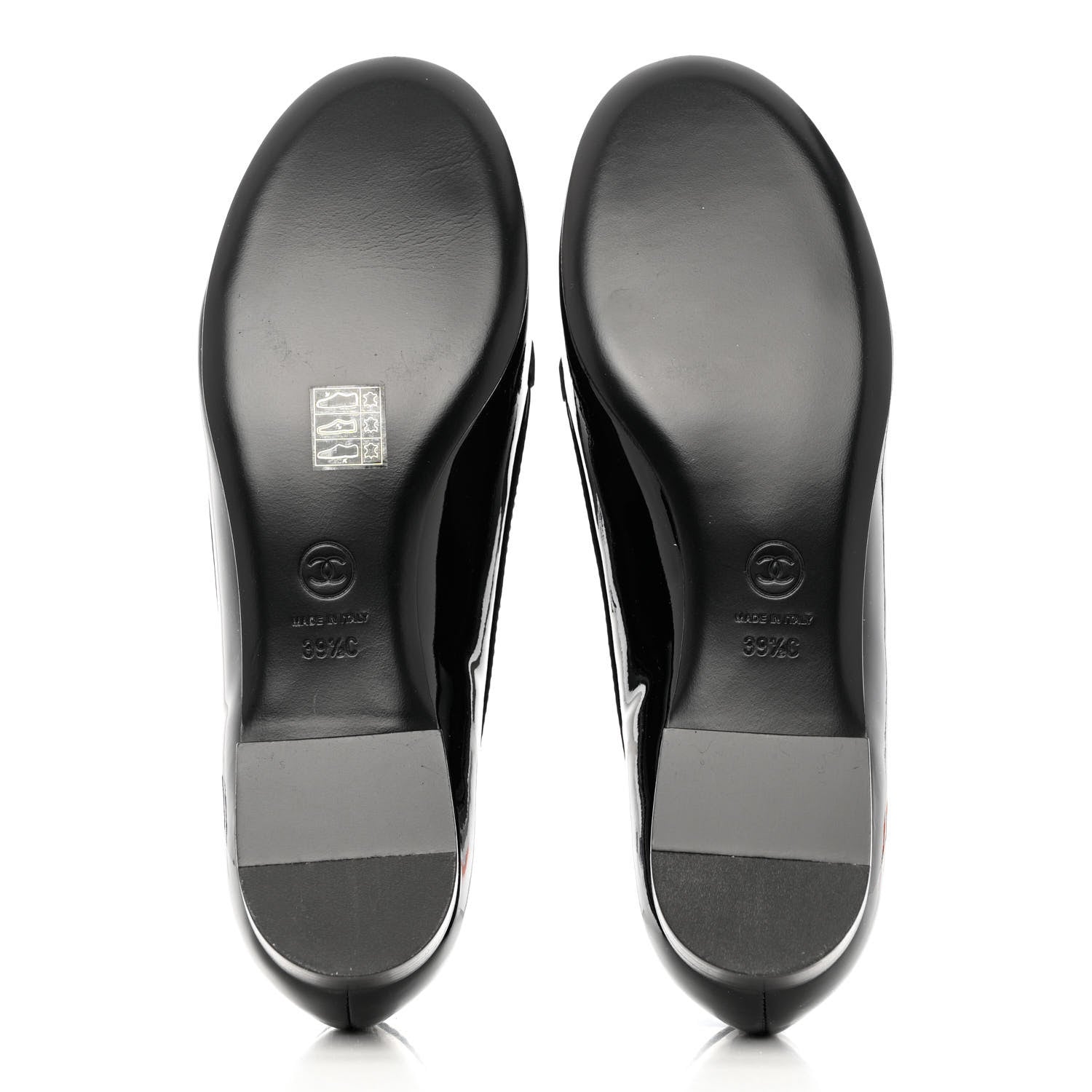 Chanel Patent Chain Loafers 39.5 Black 6 of 10