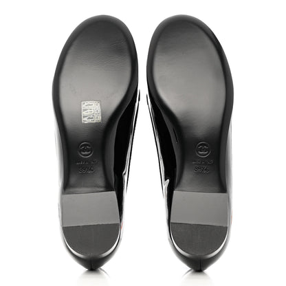 Chanel Patent Chain Loafers 39.5 Black 6 of 10