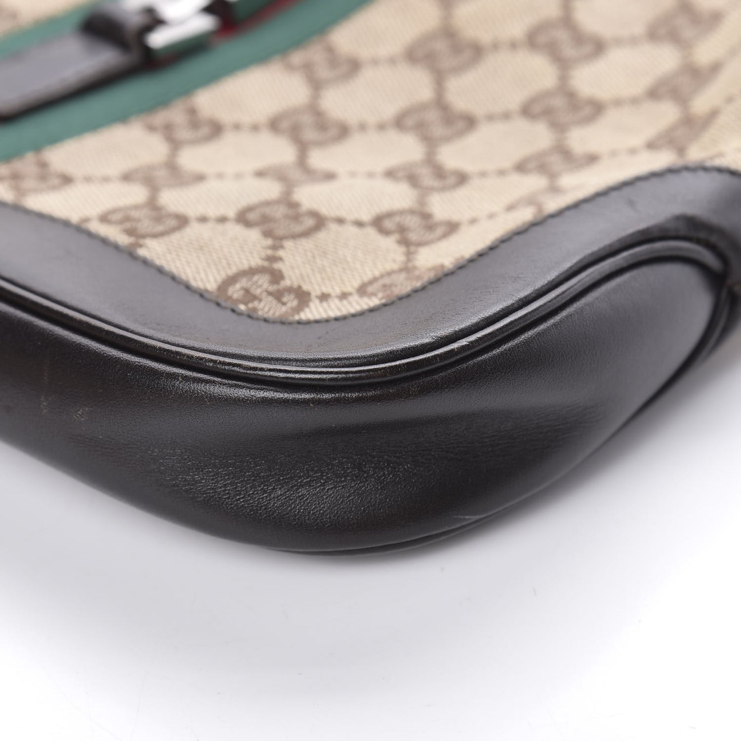 Monogram Web Small Jackie O Hobo Dark Brown