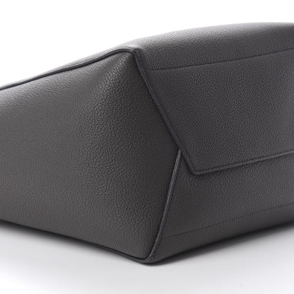 Celine Soft Grained Calfskin Sangle Bucket Bag Grey 6 of 10