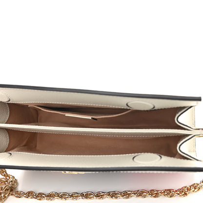 Gucci GG Supreme Monogram Flora Web Small Ophidia Chain Shoulder Bag White 5 of 10
