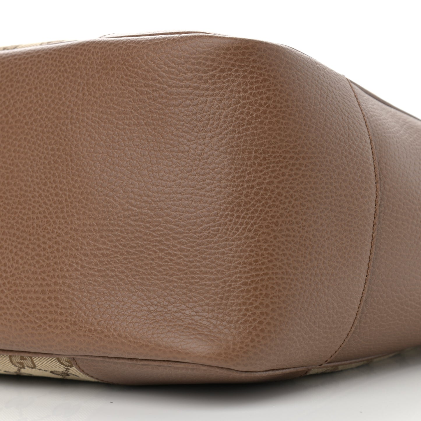 Monogram Medium Bree Zippered Tote Beige Tabacco
