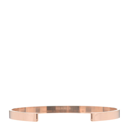 Hermes 18K Rose Gold PM Kelly Clochette Cuff Bracelet ST 3 of 5