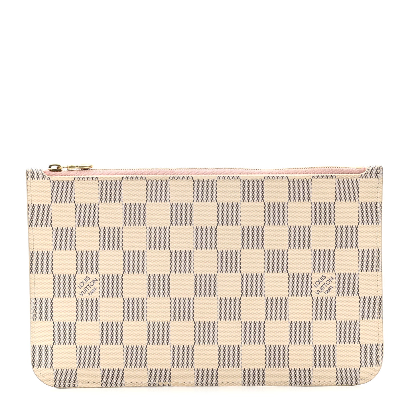 Damier Azur Neverfull MM GM Pochette Rose Ballerine