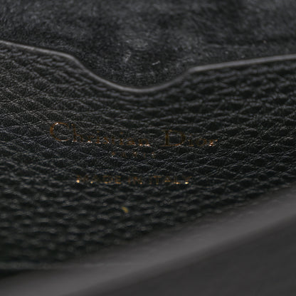 Christian Dior Grained Calfskin Medium Bobby Flap Black 6 of 9