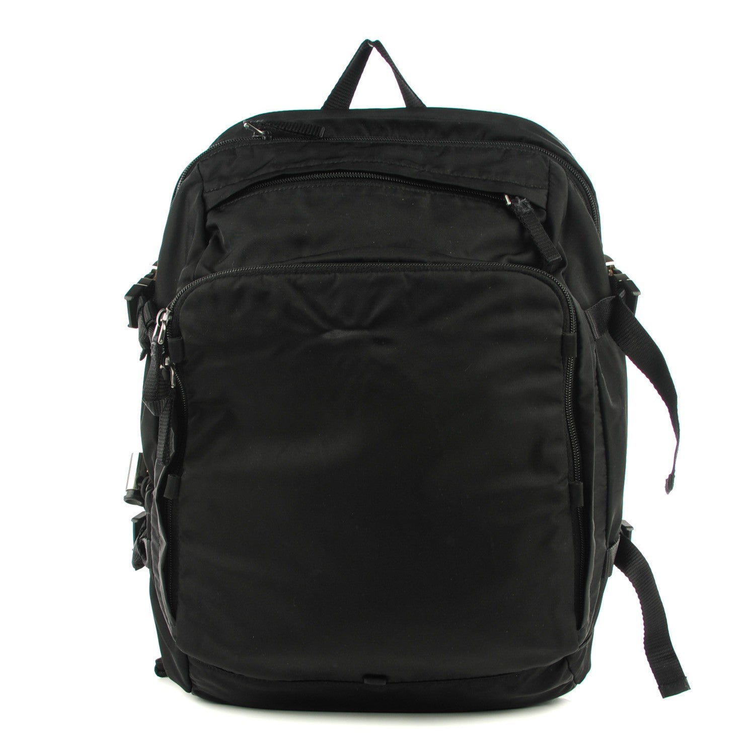 Prada Tessuto Nylon Backpack Nero Black 1 of 12